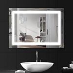 Pose miroir salle de bains
