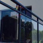 Installation verre de sécurité