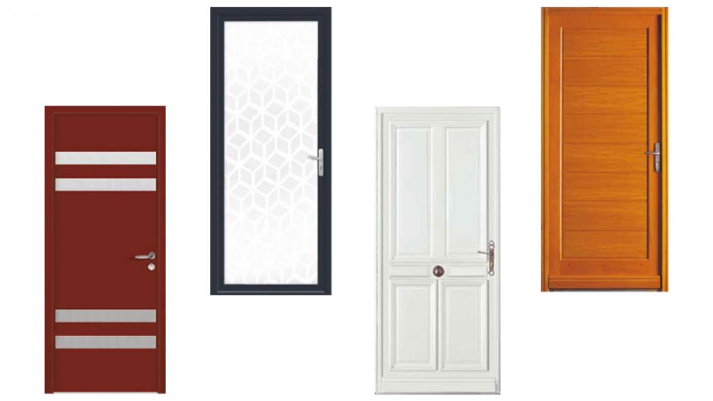 PVC, bois, alu, verre : les matériaux de porte