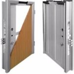 Installation de porte blindée