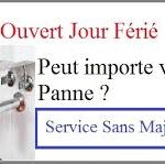 plombier jour férié